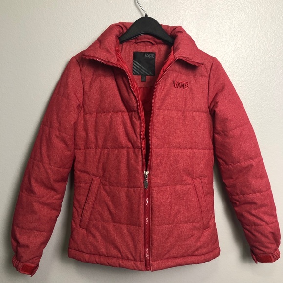 Vans Red puffer jacket - size XS - Picture 1 of 5